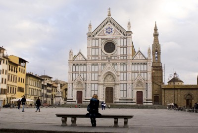 Bazilika Santa Croce z grobnicami vélikih italijanskih imen umetnosti in znanosti