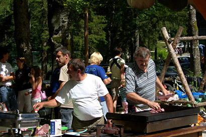 tek okoli bohinjskega jezera