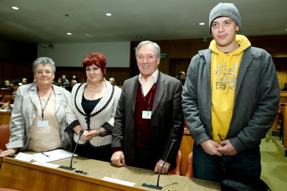 Ambasadorji dr. Mateja Kožuh Novak, Vlasta Nussdorfer, Mito Trefalt, Rok Trkaj