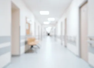 Poznate Strategijo razvoja zdravstvene dejavnosti na primarni ravni? Bright, empty defocused hospital corridor background with copy space