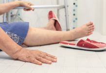 Majhne spremembe v kopalnici, ki preprečijo padce elderly falling in bathroom because slippery surfaces