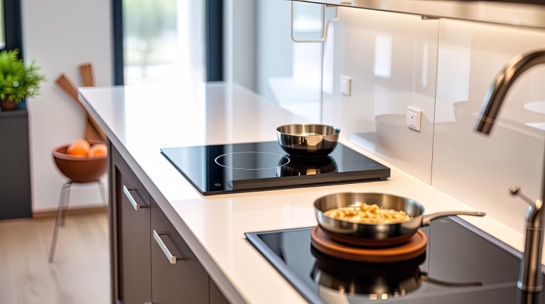 induction, cooktop, kitchen, technology, stove, cook, power