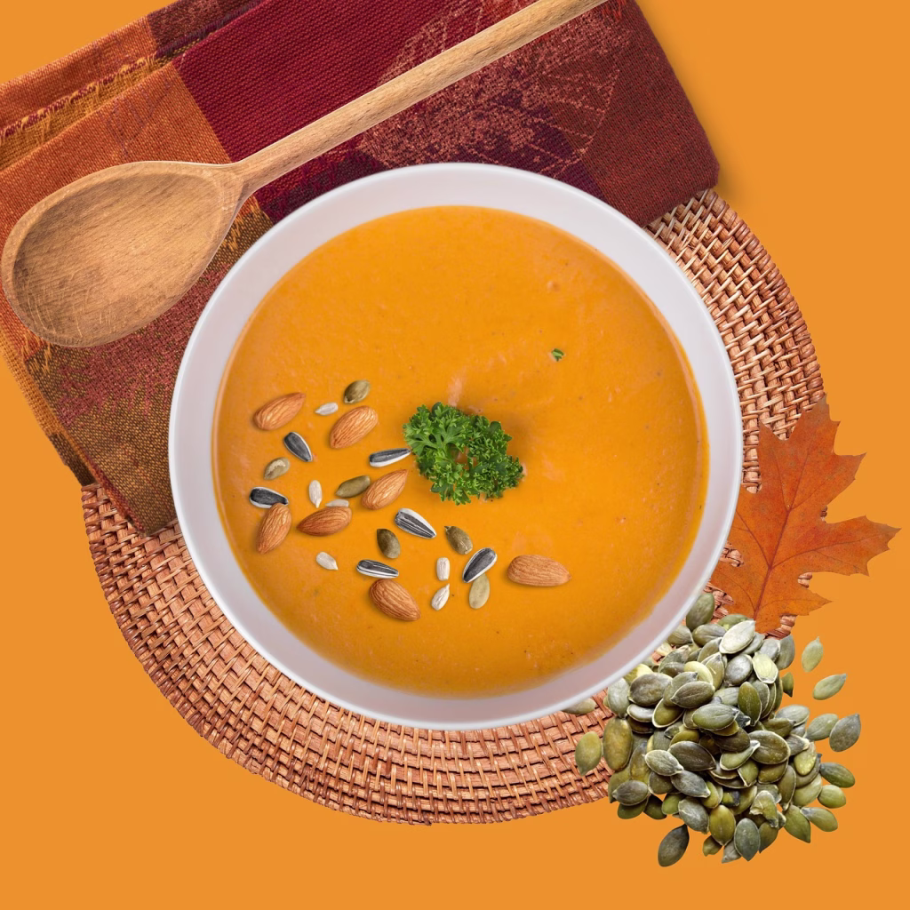pumpkin soup, soup, pumpkin cream soup, orange, pumpkin seeds, pumpkin, meal, enjoy the meal, warm, food, cooked, vegetarian, having lunch, nourishment, soup spoon, napkin, pumpkin soup, pumpkin soup, soup, soup, soup, soup, soup