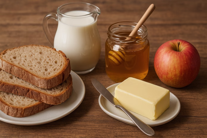 Tradicionalni slovenski zajtrk. Tradicionalni slovenski zajtrk.