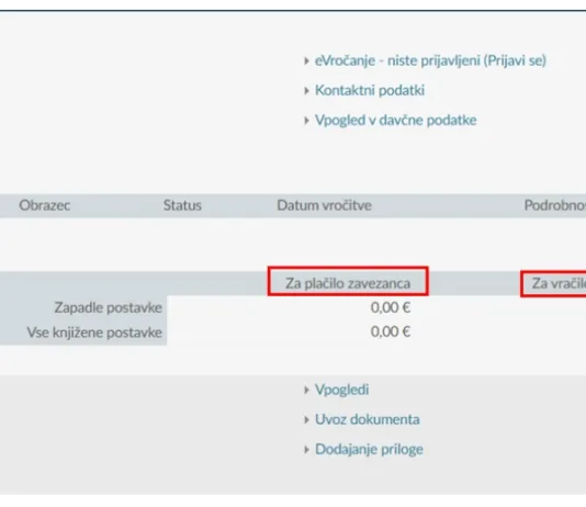 Koliko dolgujete FURS-u ali FURS vam? Preprosto preverite. Furs