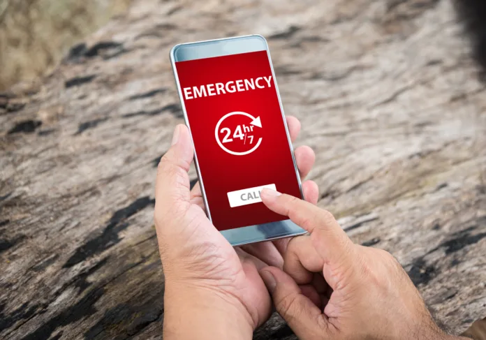 emergency-call-use-by-smartphone-concept-car-accidents-and-emergency-stockpack-istock Emergency call use by smartphone. Concept car accidents and emergency.