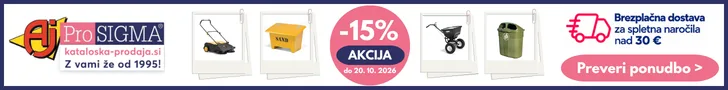 PROSIGMA | Akcija 6 izbranih izdelkov za čisto, varno in urejeno okolje; -15%